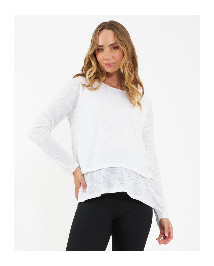 RIPE - Haut d'allaitement à manches longues blanc - JAZMIN RIPE - Haut d'allaitement à manches longues blanc - JAZMIN