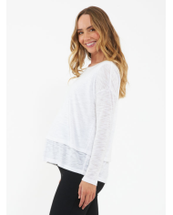 RIPE - Haut d'allaitement à manches longues blanc - JAZMIN RIPE - Haut d'allaitement à manches longues blanc - JAZMIN
