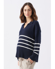 RIPE - Tricot d'allaitement bleu marine - LORI RIPE - Tricot d'allaitement bleu marine - LORI