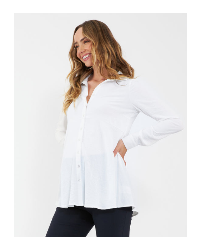RIPE - Chemise péplum blanc - TINA RIPE - Chemise péplum blanc - TINA