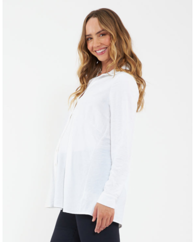 RIPE - Chemise péplum blanc - TINA RIPE - Chemise péplum blanc - TINA