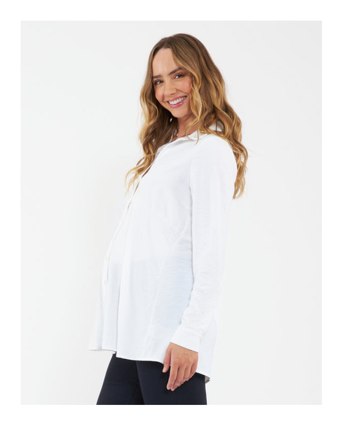 RIPE - Chemise péplum blanc - TINA RIPE - Chemise péplum blanc - TINA