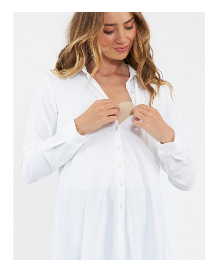 RIPE - Chemise péplum blanc - TINA RIPE - Chemise péplum blanc - TINA