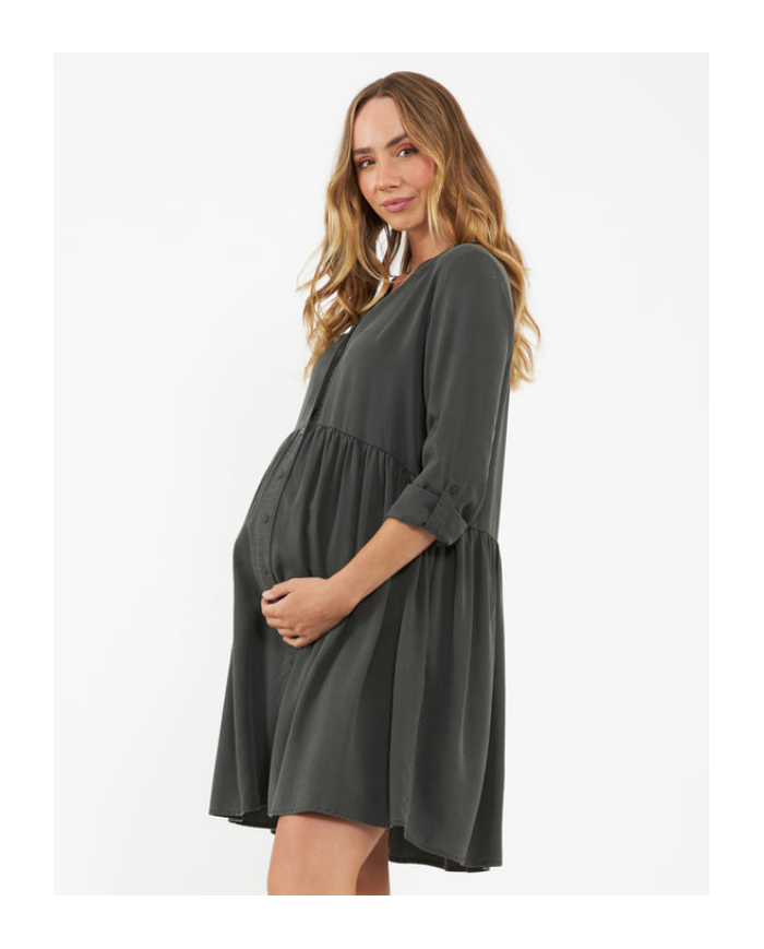 RIPE - Robe courte olive - DEMI