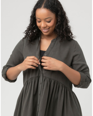 RIPE - Robe courte olive - TENCEL RIPE - Robe courte olive - TENCEL