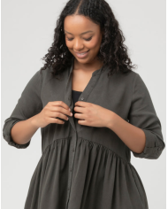 RIPE - Robe courte olive - TENCEL RIPE - Robe courte olive - TENCEL