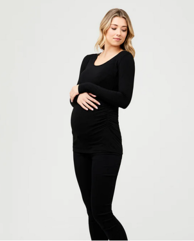 RIPE – T-shirt d’allaitement et de grossesse noir RIPE – T-shirt d’allaitement et de grossesse noir