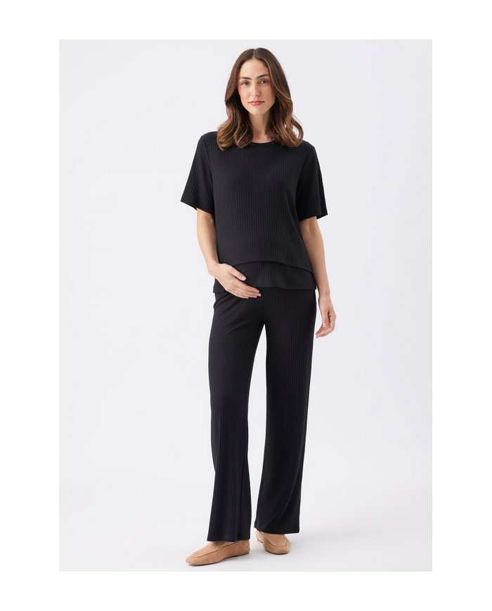 RIPE – Pantalon de maternité en maille côtelée – CINDY RIPE – Pantalon de maternité en maille côtelée – CINDY