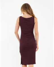 RIPE - Robe de grossesse et d'allaitement bordeau - RUBY