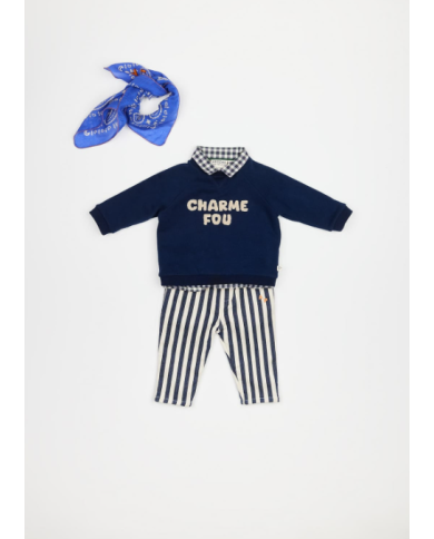 ARSENE ET LES PIPELETTES - Pantalon à rayures - German