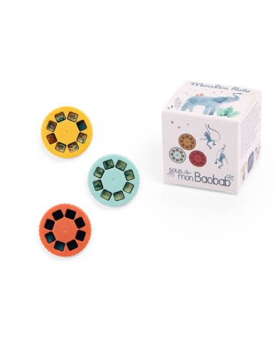 Moulin Roty – Set de 3 disques d’histoires sans lampe