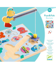 Djeco – Puzzle d’encastrement et jeu de pêche Puzz & Fish Bariolo Djeco – Puzzle d’encastrement et jeu de pêche Puzz & Fish Bariolo