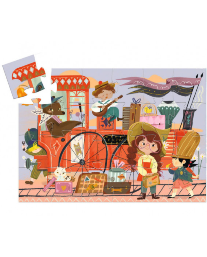 Djeco – Puzzle 36 pièces Le voyage de Mia Djeco – Puzzle 36 pièces Le voyage de Mia