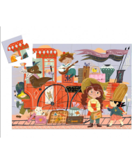 Djeco – Puzzle 36 pièces Le voyage de Mia Djeco – Puzzle 36 pièces Le voyage de Mia