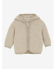 HUTTEliHUT - Combinaison à oreilles en laine - Beige