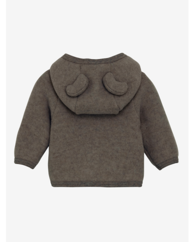 HUTTEliHUT - Veste à oreilles en laine - Brun HUTTEliHUT - Veste à oreilles en laine - Brun