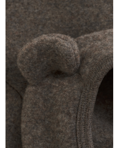 HUTTEliHUT - Veste à oreilles en laine - Brun HUTTEliHUT - Veste à oreilles en laine - Brun