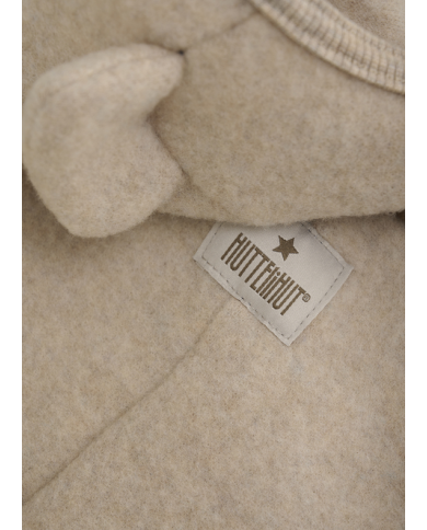HUTTEliHUT - Combinaison à oreilles en laine - Beige HUTTEliHUT - Combinaison à oreilles en laine - Beige