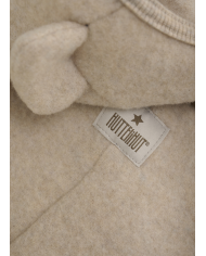 HUTTEliHUT - Combinaison à oreilles en laine - Beige