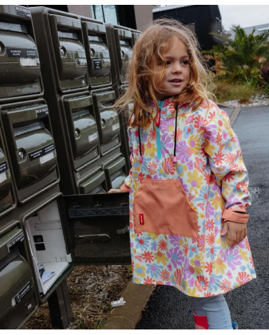 HELLO HOSSY - Poncho de pluie - RETRO FLOWER
