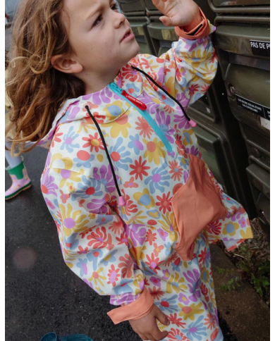 HELLO HOSSY - Poncho de pluie - RETRO FLOWER