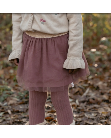 LITTLE DUTCH - Lot de 2 collants - Rose et vert