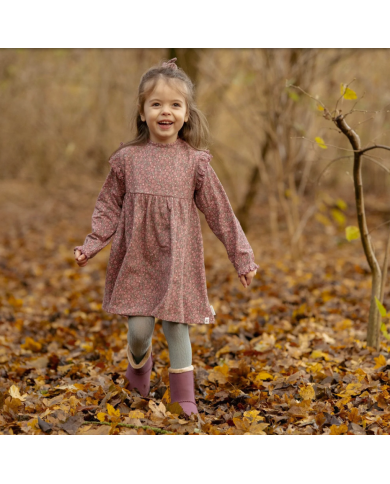 LITTLE DUTCH - Lot de 2 collants - Rose et vert