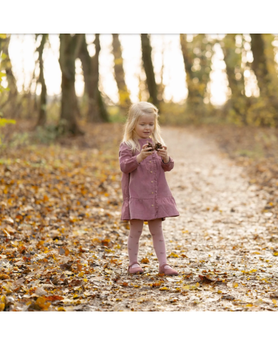 LITTLE DUTCH - Lot de 2 collants - Sable et motif à fleurs