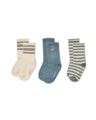 LITTLE DUTCH - Lot de 3 paires de chaussettes - Roses