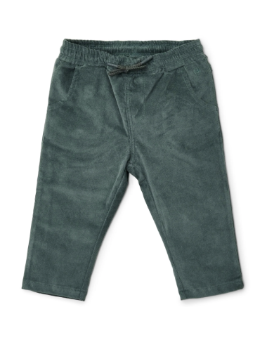 LITTLE DUTCH - Pantalon en velours côtelé - Vert forêt