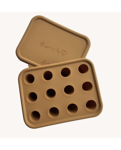 ZAKUW - Bac à glaçon en silicone - Caramel