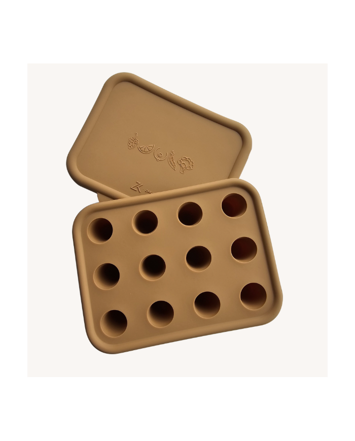 ZAKUW - Bac à glaçon en silicone - Caramel