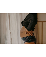 ZAKUW - Tatouage éphémères de grossesse - Noir