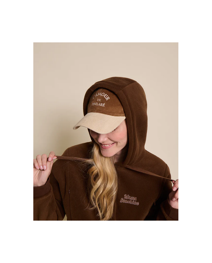EMOI EMOI - Hoodie d'allaitement - Mama sunshine - Chocolat
