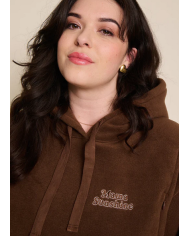 EMOI EMOI - Hoodie d'allaitement - Mama sunshine - Chocolat