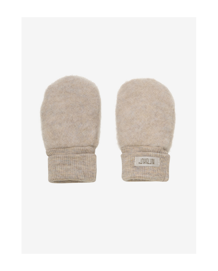 HUTTEliHUT - Mitaines en laine polaire - Beige