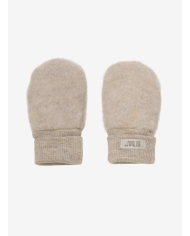 HUTTEliHUT - Chaussons en polaire de laine double épaisseur - Beige