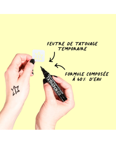 NAILMATIC - Tatoopen - Feutres de tatouage temporaire