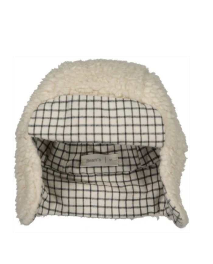 BEAN'S - Casquette polaire - Ecru