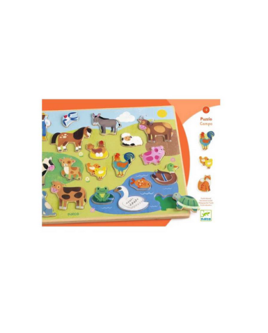 DJECO – Puzzle 22 pièces - Compo DJECO – Puzzle 22 pièces - Compo