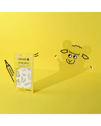 NAILMATIC - Planches de tattoo à colorier - Plusieurs thèmes