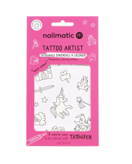 NAILMATIC - Planches de tattoo à colorier - Plusieurs thèmes