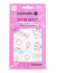 NAILMATIC - Planches de tattoo à colorier - Plusieurs thèmes
