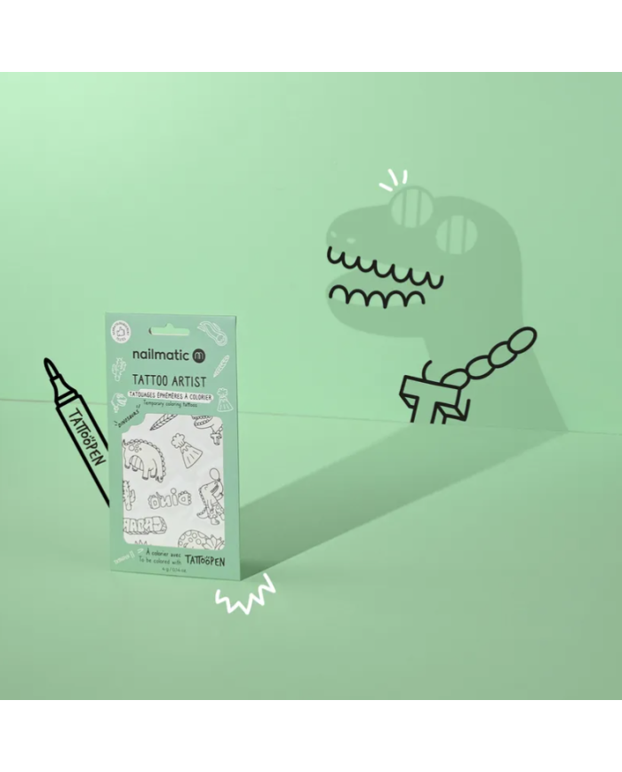 NAILMATIC - Planches de tattoo à colorier - Plusieurs thèmes