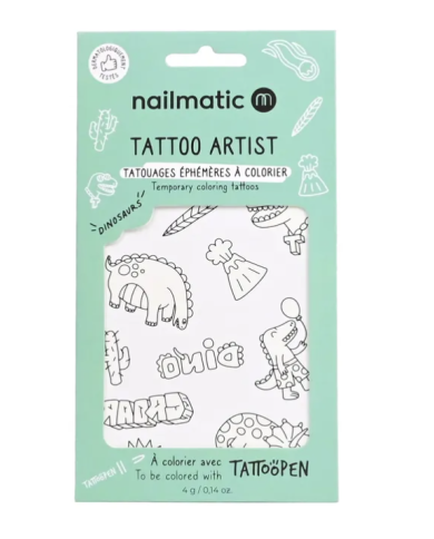NAILMATIC - Planches de tattoo à colorier - Plusieurs thèmes