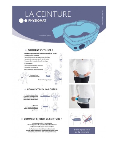 PHYSIOMAT/confort-ceinture de soutien PHYSIOMAT/confort-ceinture de soutien