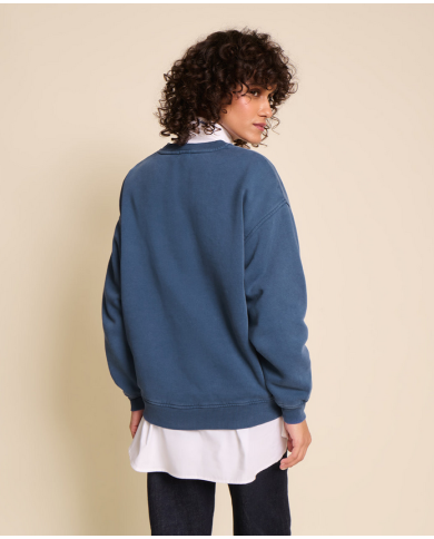 EMOI EMOI - Sweat femme - L'amour est déclaré - Bleu EMOI EMOI - Sweat femme - L'amour est déclaré - Bleu