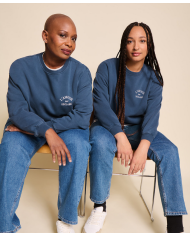 EMOI EMOI - Sweat femme - L'amour est déclaré - Bleu