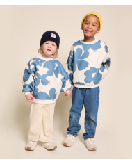 EMOI EMOI - Sweat enfant - L'amour est déclaré - Bleu