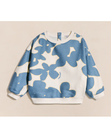 EMOI EMOI - Sweat pour enfant en polaire recyclée - Fleurs du lac EMOI EMOI - Sweat pour enfant en polaire recyclée - Fleurs du lac